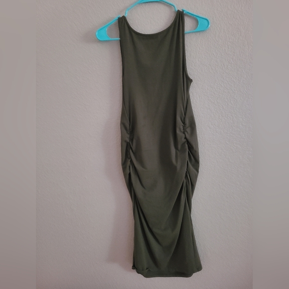 Dark green maternity dress Small - Picture 2 of 4